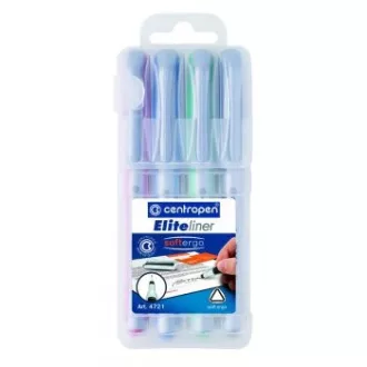 Marker Centropen 4721/4 F Elite Liner 4 Farben 0,3mm