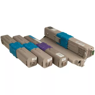 MultiPack OKI C301 (C301-BK, C301-C, C301-M, C301-Y) - Toner TonerPartner PREMIUM, black + color (schwarz + farbe)