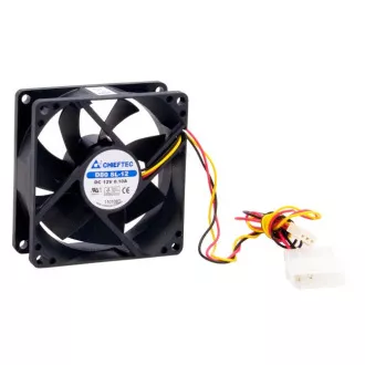 CHIEFTEC Lüfter AF-0825S, 80x80x25 mm Sleeve Fan, mit 3/4pin Stecker