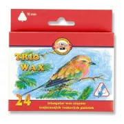 Koh-I-Noor Trio Wax 8274 dreieckig 10mm 24 Farben