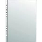 Cover A4 "U" Euroscharnier PE glatt glänzend 50mic klar 100Stk