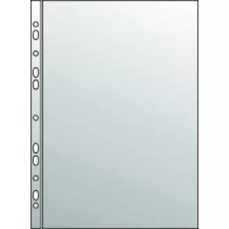 Cover A4 "U" Euroscharnier PE glatt glänzend 50mic klar 100Stk Cover A4 "U" Euroscharnier PE glatt glänzend 50mic klar 100Stk