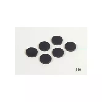 Magnete 26mm Ron 12Stk schwarz