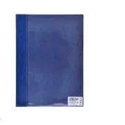 A4 ROC PVC-Ordner mit Fronttasche vorne, klar blaue Rückseite