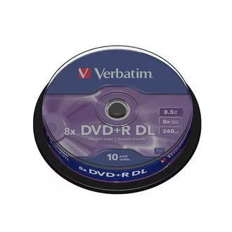 VERBATIM DVD + R (10er-Pack) Double Layer / 8x / 8.5GB / Spindel