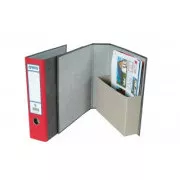 Archivierungsordner mit Tasche A4 7,5cm rot