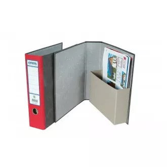 Archivierungsordner mit Tasche A4 7,5cm rot