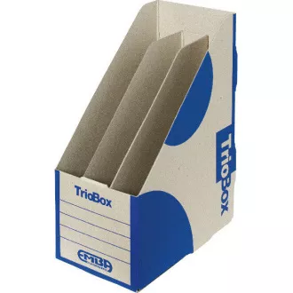 Zeitschriftenkarton A4 Trio 300x220x130mm EMBA blau Zeitschriftenkarton A4 Trio 300x220x130mm EMBA blau