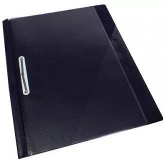 Hefter A4 ROC PVC mit Fronttasche klar schwarz Rückseite Hefter A4 ROC PVC mit Fronttasche klar schwarz Rückseite