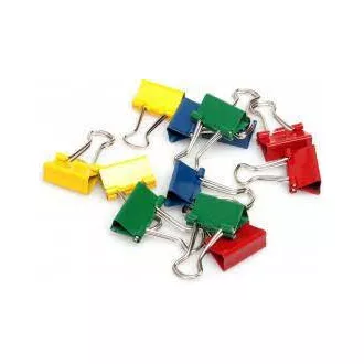 Clip Binder 25mm 12 Stück Farbe