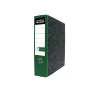 Ordner A4 8cm Hebel Executive grüner Rücken mit einem Loch für einen Finger