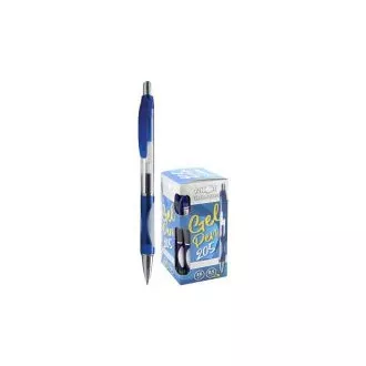 Gelschreiber Junior 205A Kunststoff 0,5mm blauer Schaft klar