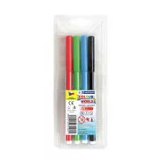Marker Centropen 7550/4 4 Farben Rollspitze 1mm