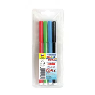 Marker Centropen 7550/4 4 Farben Rollspitze 1mm