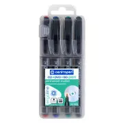 Marker Centropen 4606/4 CD/DVD/BD 4 Farben zylindrische Spitze 1mm