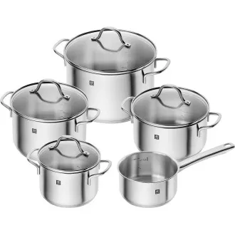 ZWILLING Kochtopfset, 5-teilig, Edelstahl - Flow ZWILLING Kochtopfset, 5-teilig, Edelstahl - Flow