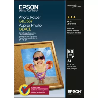EPSON Papier A4 - Fotopapier glänzend A4 50 Blatt EPSON Papier A4 - Fotopapier glänzend A4 50 Blatt