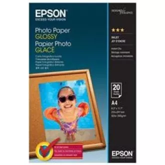 EPSON Papier A4 - Fotopapier glänzend A4 50 Blatt EPSON Papier A4 - Fotopapier glänzend A4 50 Blatt