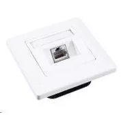 Solarix Buchse CAT6 STP 1 x RJ45 Unterputz weiß SX9-1-6-STP-WH