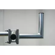 Antennenhalter für Balkon, galvanisches Zink, Länge 20cm