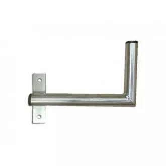 Antennenwandhalterung für Fenster mit Gurt, linke Montage, verzinkt, Länge 25cm, Durchmesser 3, 2cm Antennenwandhalterung für Fenster mit Gurt, linke Montage, verzinkt, Länge 25cm, Durchmesser 3, 2cm
