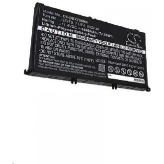 AVACOM Akku für Dell Inspiron 15 7559, 7557 Li-Ion 11, 4V 6491mAh 74Wh