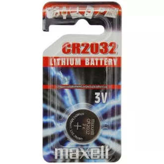 AVACOM Knopfbatterie CR2032 Maxell Lithium 1 Stück Blister