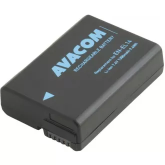 AVACOM Nikon EN-EL14, EN-EL14a, EN-EL14e Li-Ion 7,4V 1300mAh 9,6Wh AVACOM Nikon EN-EL14, EN-EL14a, EN-EL14e Li-Ion 7,4V 1300mAh 9,6Wh