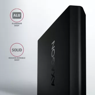 AXAGON EEM2-UB2, USB-C 10Gbps - M.2 NVMe SSD ARROW box, schwarz