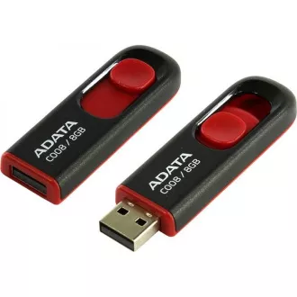 ADATA Flash Disk 8GB C008, USB 2.0 Classic, schwarz ADATA Flash Disk 8GB C008, USB 2.0 Classic, schwarz