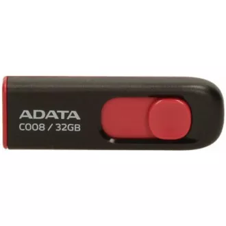 ADATA Flash Disk 32GB C008, USB 2.0 Classic, schwarz