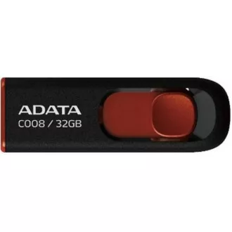 ADATA Flash Disk 32GB C008, USB 2.0 Classic, schwarz