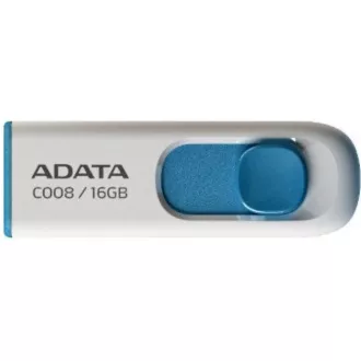 ADATA Flash Disk 16GB C008, USB 2.0 Classic, weiß