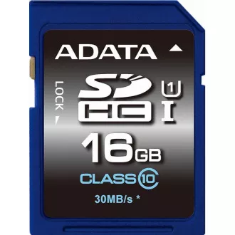 ADATA SDHC-Karte 16 GB Premier UHS-I Klasse 10 ADATA SDHC-Karte 16 GB Premier UHS-I Klasse 10