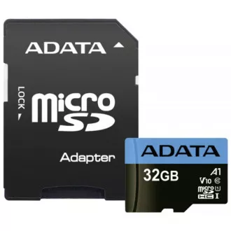 ADATA MicroSDHC-Karte 32 GB UHS-I Klasse 10 + SD-Adapter, Premier ADATA MicroSDHC-Karte 32 GB UHS-I Klasse 10 + SD-Adapter, Premier