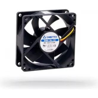 CHIEFTEC Lüfter AF-0825S, 80x80x25 mm Sleeve Fan, mit 3/4pin Stecker
