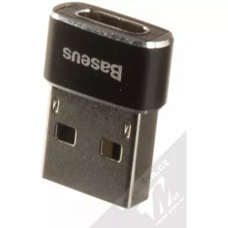 Baseus USB-Stecker auf USB-C-Buchse Adapter 3A, OTG, schwarz Baseus USB-Stecker auf USB-C-Buchse Adapter 3A, OTG, schwarz