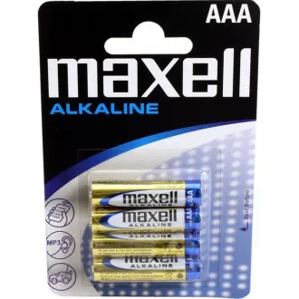 AVACOM Nicht wiederaufladbare AAA Maxell Alkaline Batterien 4 Stück Blister