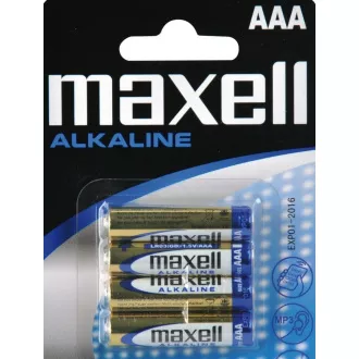 AVACOM Nicht wiederaufladbare AAA Maxell Alkaline Batterien 4 Stück Blister