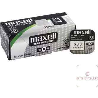 AVACOM 377 Maxell Silver Oxide nicht wiederaufladbare Knopfzellenbatterie 1St. Blister