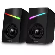 CONNECT IT-Lautsprecher NEO PC, RGB, USB, 3,5mm, schwarz