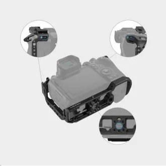 SmallRig 4161 Kamerakäfig „Black Mamba“ für Canon EOS R6 MII