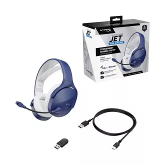 HyperX Cloud Jet Dual Wireless Gaming Headset, blau