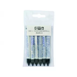 Fettige Kreiden auf blauem Glas 6Stk Fettige Kreiden auf blauem Glas 6Stk