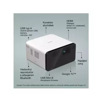 EPSON Projektor EF-21W, Full HD, Laser, 5.000.000:1, USB 2.0, HDMI, Miracast, 3,5mm Klinke, 5W Lautsprecher EPSON Projektor EF-21W, Full HD, Laser, 5.000.000:1, USB 2.0, HDMI, Miracast, 3,5mm Klinke, 5W Lautsprecher