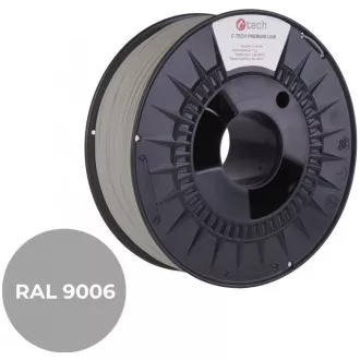 C-TECH Druckfaden (Filament) PREMIUM LINE, PETG, weißaluminium, RAL9006, 1, 75mm, 1kg C-TECH Druckfaden (Filament) PREMIUM LINE, PETG, weißaluminium, RAL9006, 1, 75mm, 1kg