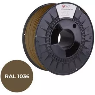 C-TECH Druckfaden (Filament) PREMIUM LINE, PLA, perlgold, RAL1036, 1, 75mm, 1kg C-TECH Druckfaden (Filament) PREMIUM LINE, PLA, perlgold, RAL1036, 1, 75mm, 1kg