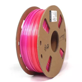 GEMBIRD Druckfaden (Filament) PLA, 1, 75mm, 1kg, Seide Regenbogen, rot/lila GEMBIRD Druckfaden (Filament) PLA, 1, 75mm, 1kg, Seide Regenbogen, rot/lila