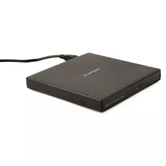 GEMBIRD externer DVD-ROM-Brenner DVD-USB-04, schwarz