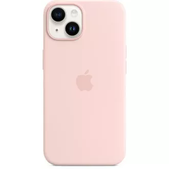 APPLE iPhone 14 Silikonhülle mit MagSafe - Chalk Pink APPLE iPhone 14 Silikonhülle mit MagSafe - Chalk Pink